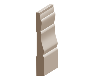 Flex #566 Baseboard 9/16&quot; x 5-1/4&quot; to match MDF