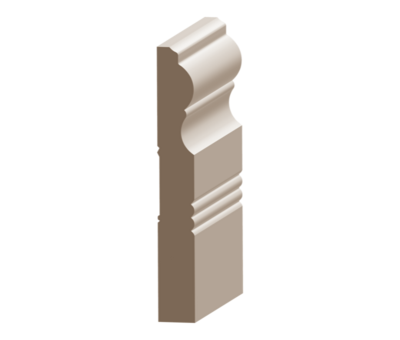Flex Savannah Baseboard 3/4&quot; x 6-1/2&quot; to match MDF