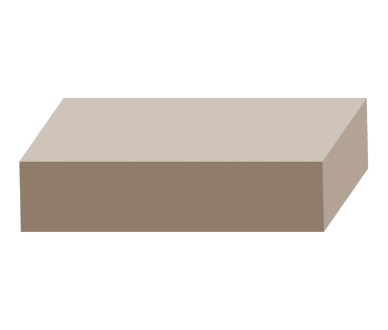 Flex S4S (1x3) 11/16&quot; x 2-1/2&quot; to match MDF