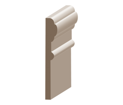 Flex Traditional Chair Rail 5/8&quot; x 4-1/2&quot; to match MDF