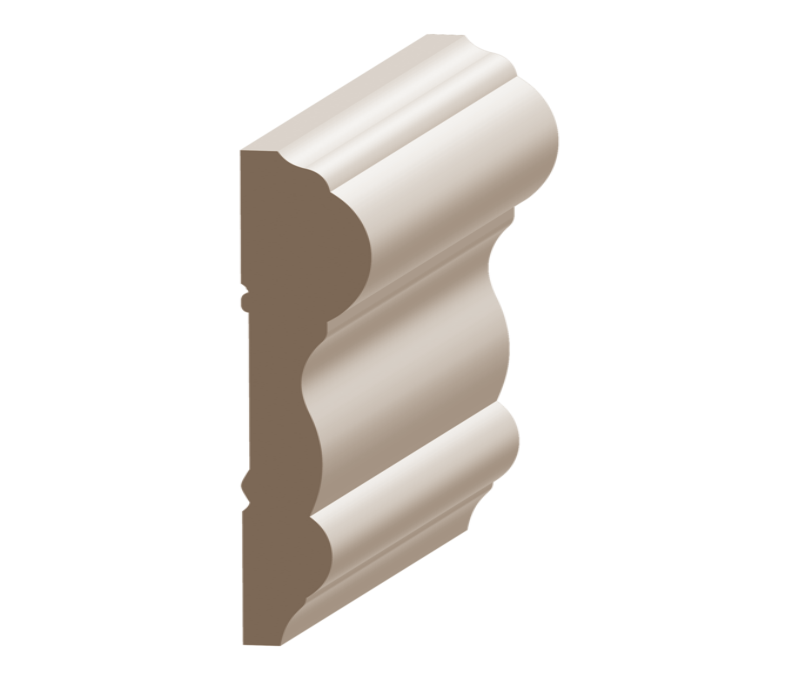 Flex Colonial Chair Rail 11/16&quot; x 3&quot; to match MDF