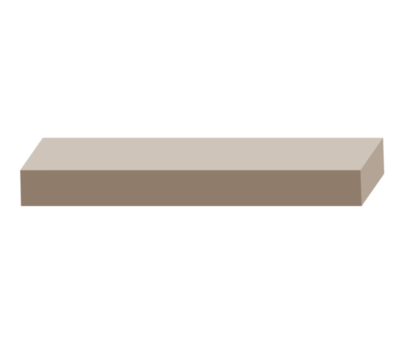 Flex S4S (1x6) 11/16&quot; x 5-1/2&quot; to match MDF