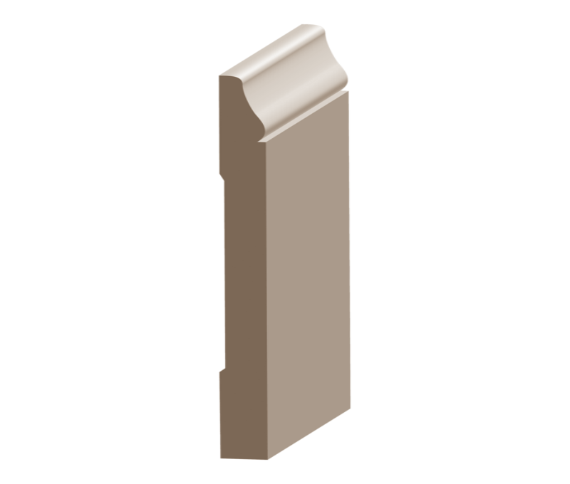 Flex Riviera Baseboard 9/16&quot; x 5-1/4&quot; to match FJ Pine
