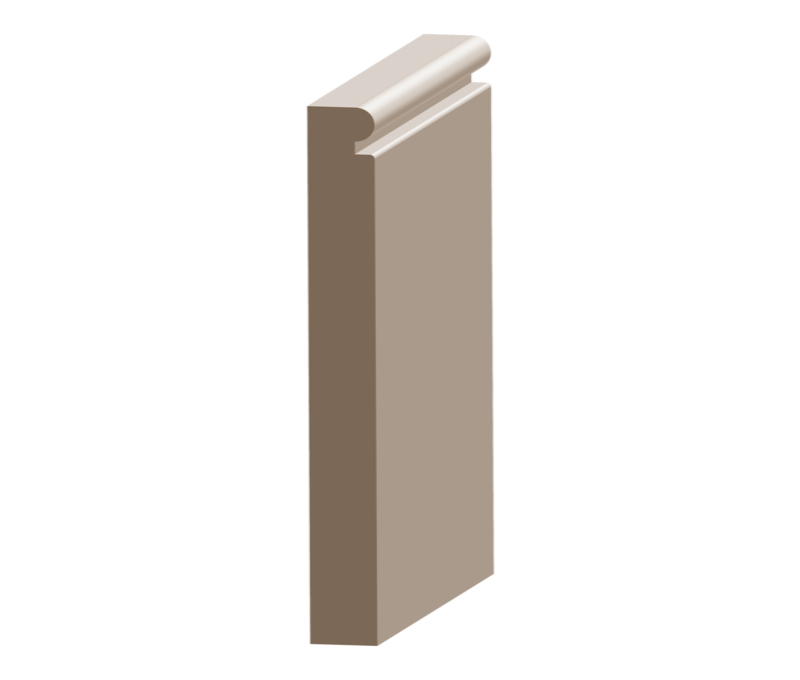 Flex Contemporary Baseboard 9/16&quot; x 5-1/4&quot; to match FJ Pine
