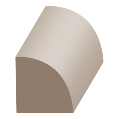 Flex Quarter round 11/16&quot; x 11/16&quot; to match FJ Pine