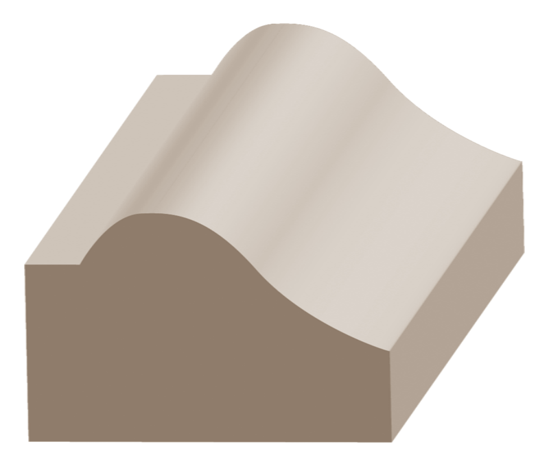 Flex Panel Mold 3/4&quot;x 1&quot;  to match FJ Pine