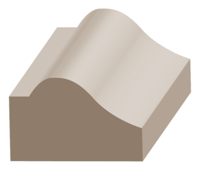 Flex Panel Mold 3/4&quot;x 1&quot;  to match FJ Pine