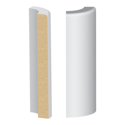 Bullnose Corner MDF RE Base 1/2 x 4 1/2&quot;
