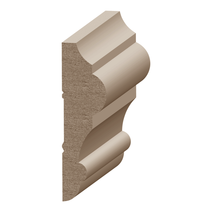 Flex Malibu Chair Rail 1&quot; x 3-1/2&quot; to match MDF