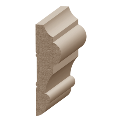 Flex Malibu Chair Rail 1&quot; x 3-1/2&quot; to match MDF