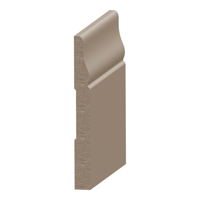 Flex #711 MDF Baseboard 7/16&quot; x 4-3/16&quot; to match MDF