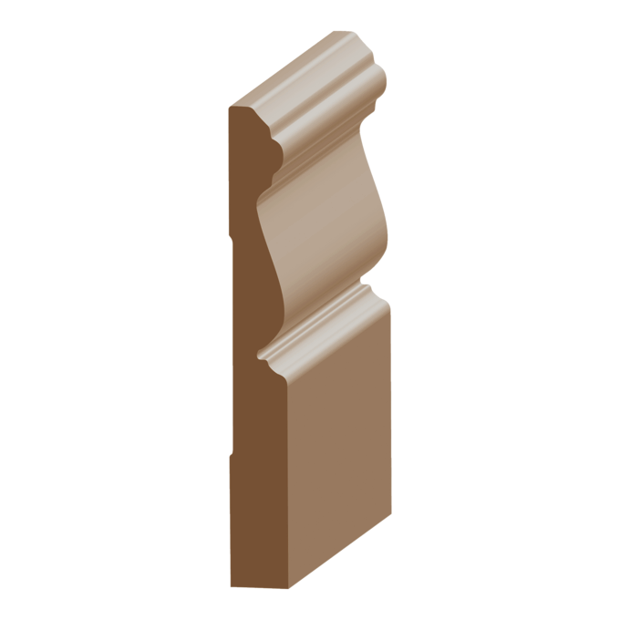 Flex Monterey Baseboard 9/16&quot; x 4-1/2&quot; to match MDF