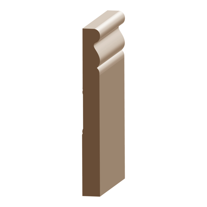 Flex Plynth Baseboard 11/16&quot; x 6-1/2&quot; to match MDF