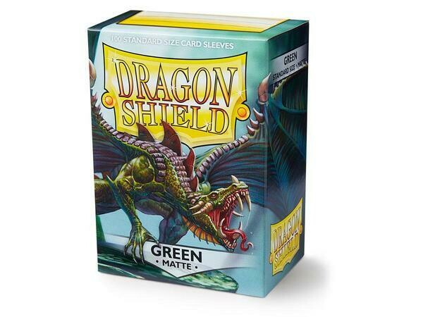 Dragon Shield Deck Protector Matte Green 100CT