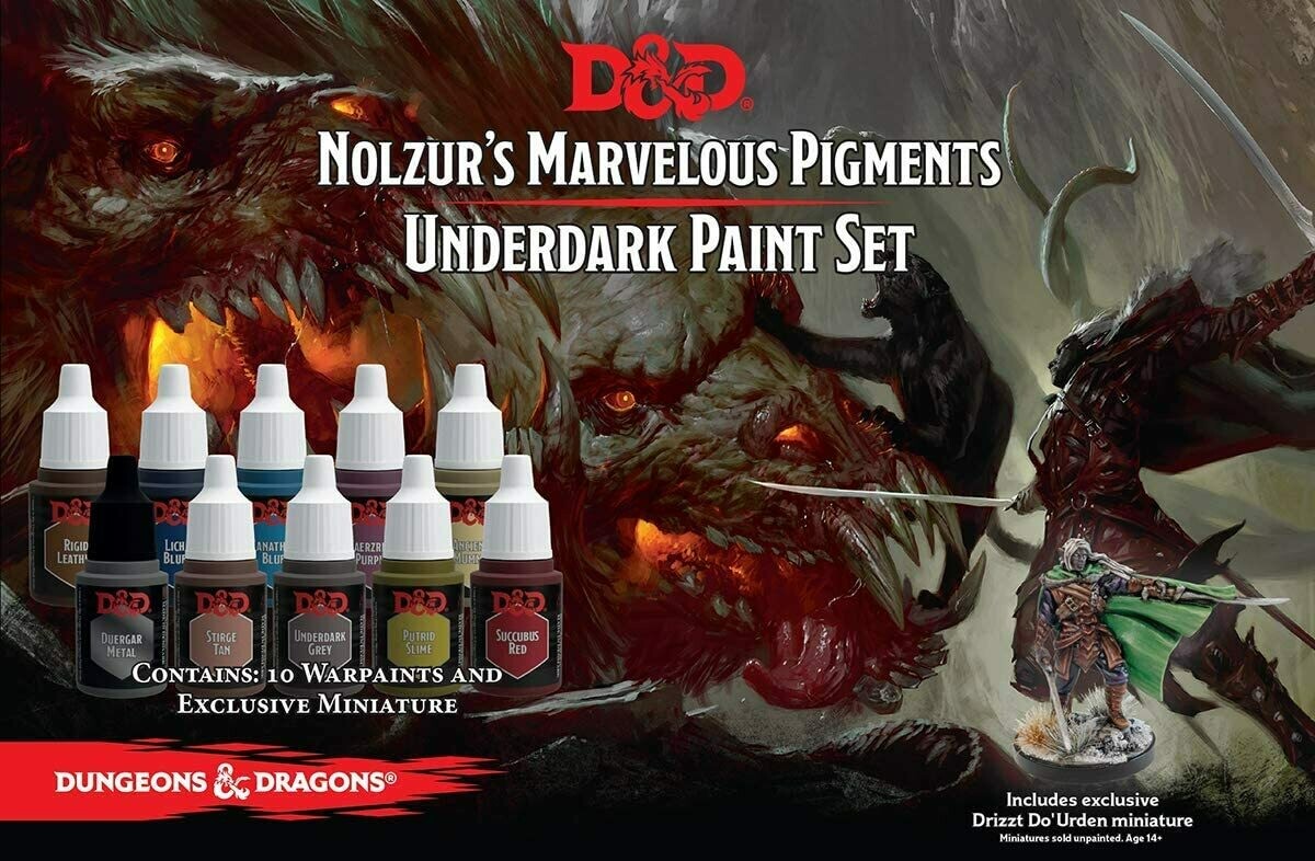 D&amp;D Nolzur&#39;s Underdark Paint Set