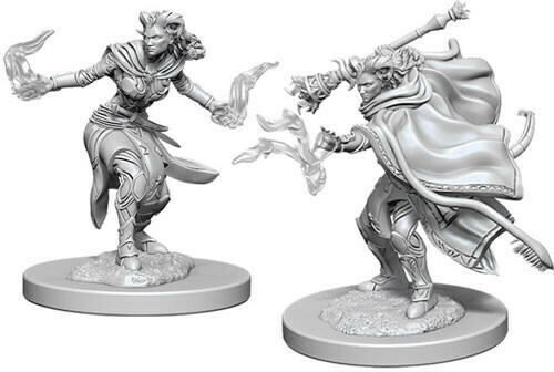 D&amp;D Minis: Tiefling Female Warlock