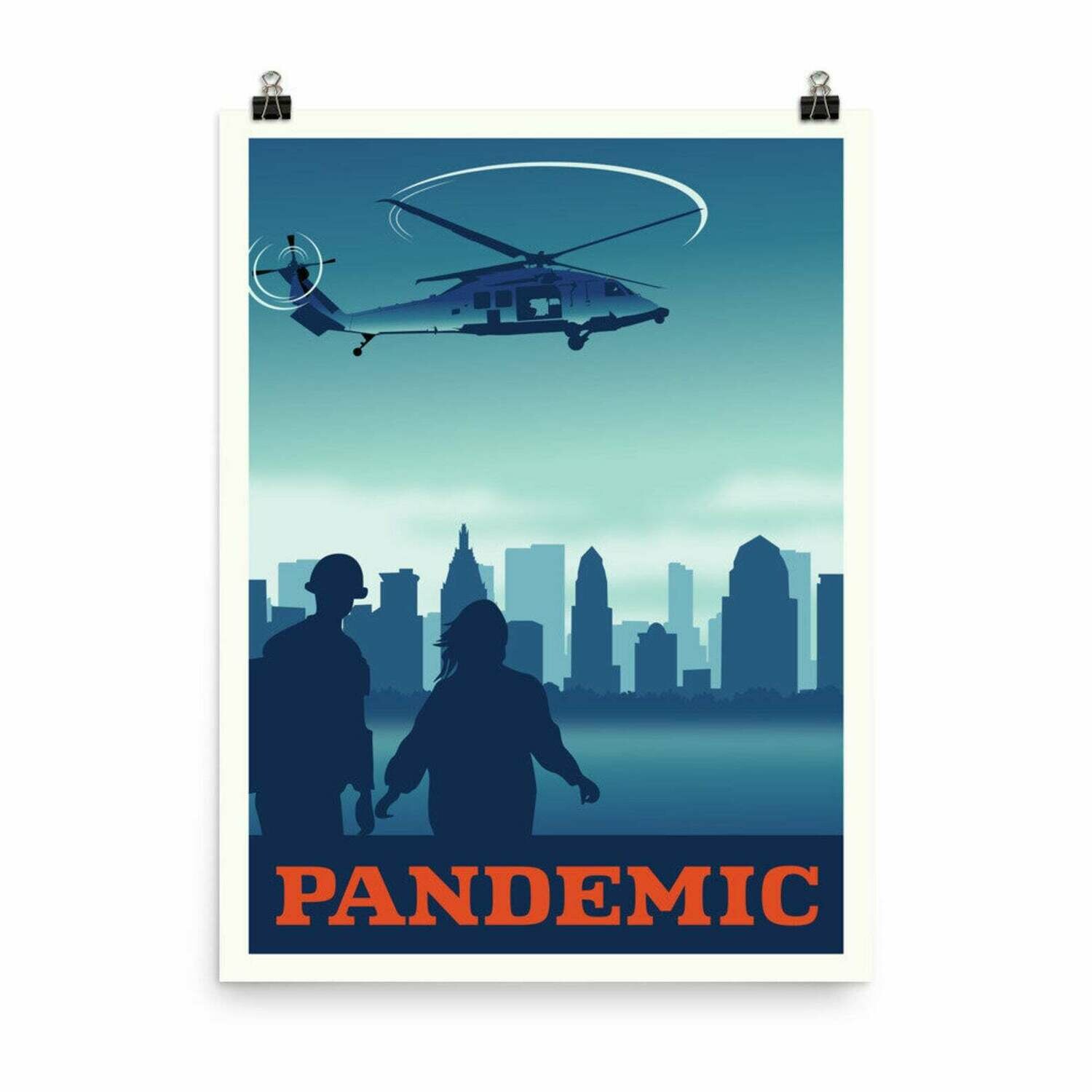 Meeple Design Poster Pandemic