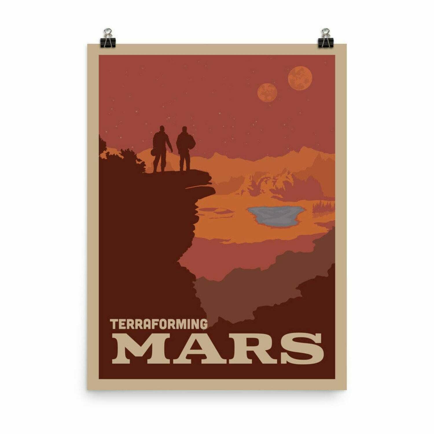 Meeple Design Poster Terraforming Mars