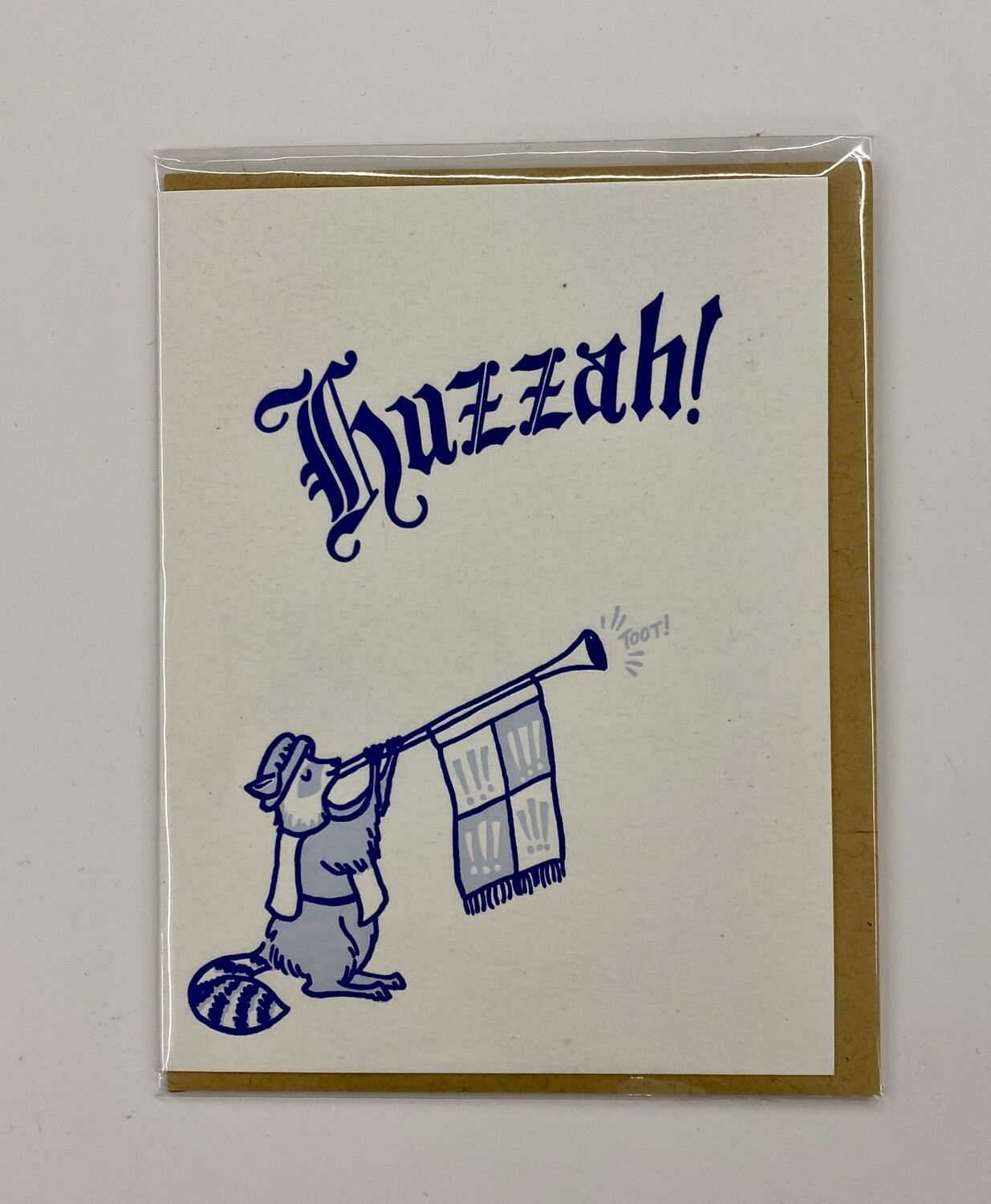 Frog &amp; Toad Huzzah Racoon Card