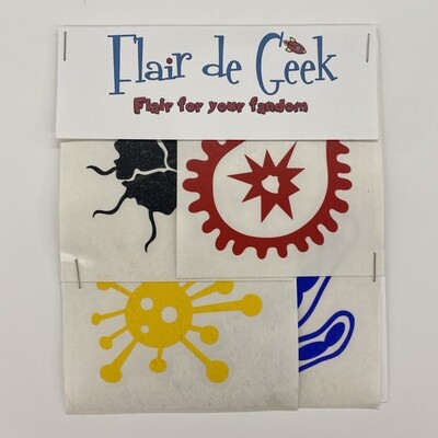 Flair de Geek Pandemic Bugs Vinyl Sticker Set