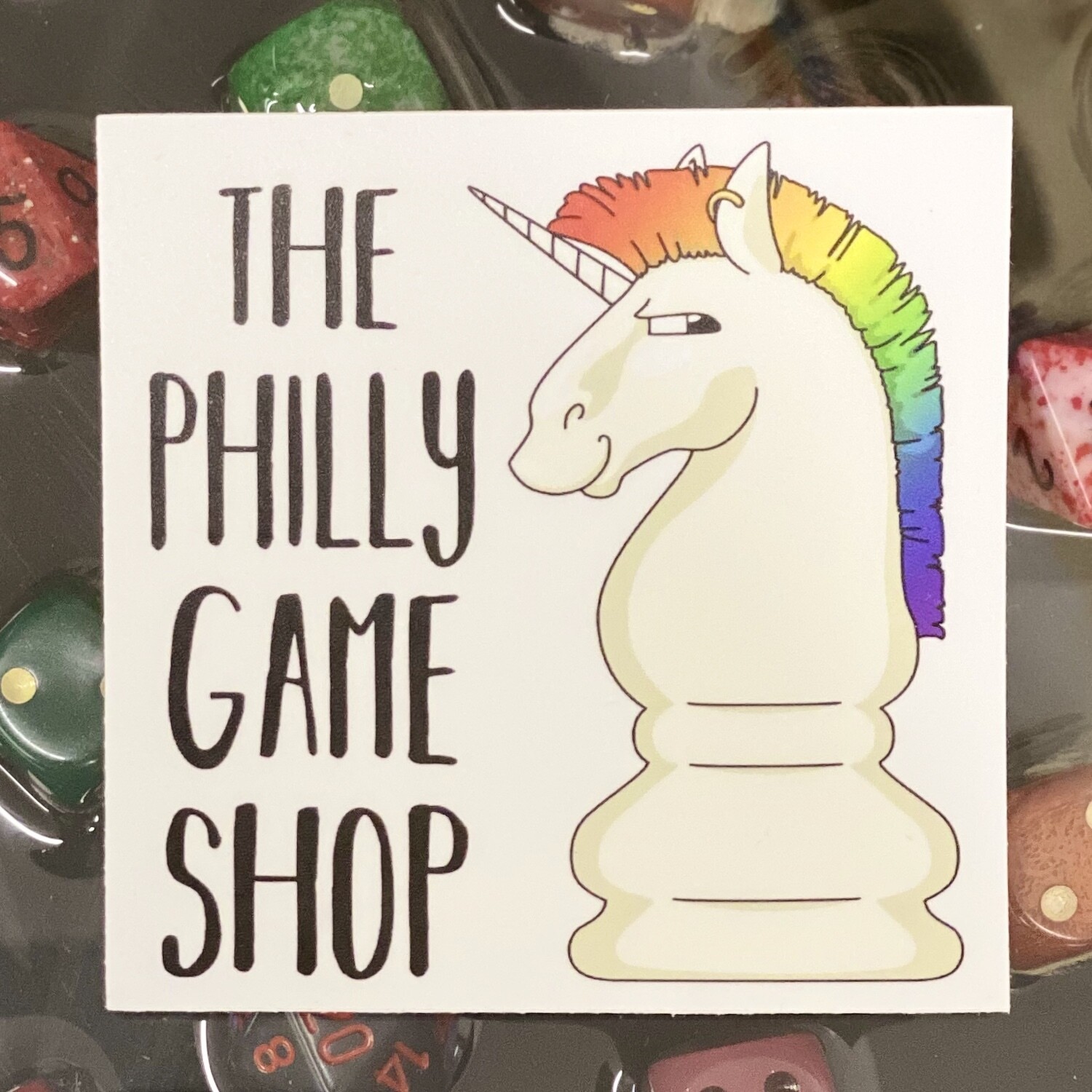 Philly Game Shop Square Vinyl Sticker