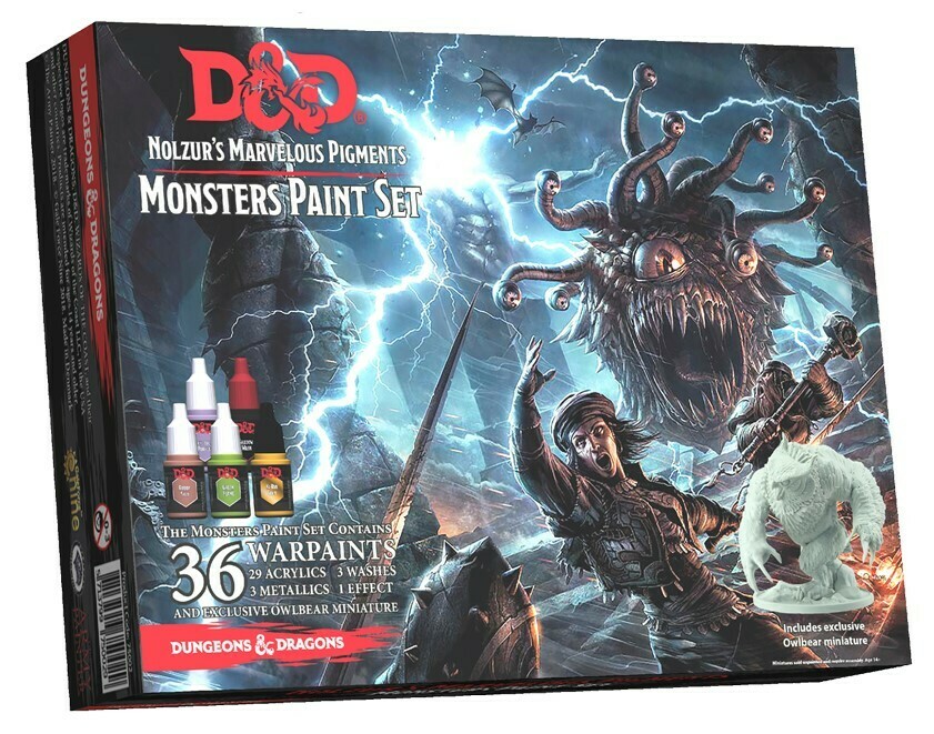 D&amp;D Nolzur&#39;s Paints Monster Paint Set