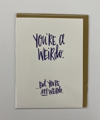 Frog &amp; Toad My Weirdo Card