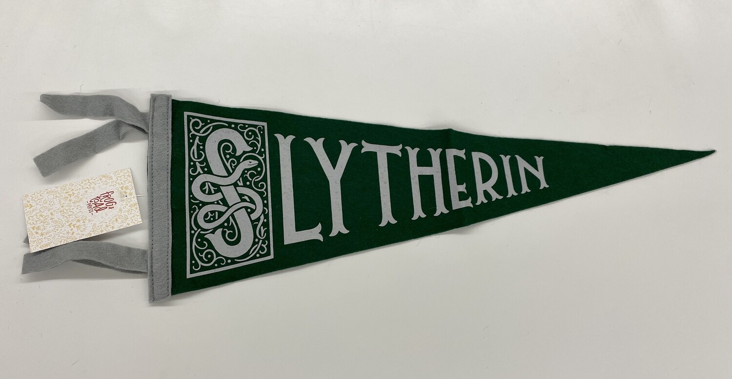Frog &amp; Toad Slytherin Pennant