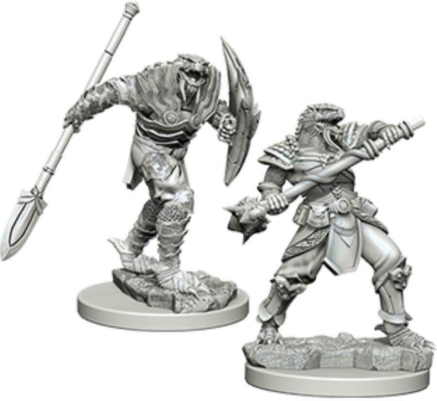 D&amp;D Minis: Dragonborn Male Fighter With Spear