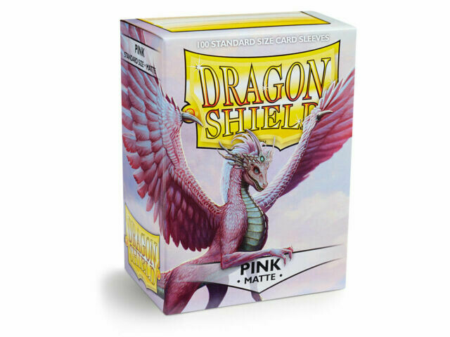 Dragon Shield Deck Protector Matte Pink 100CT