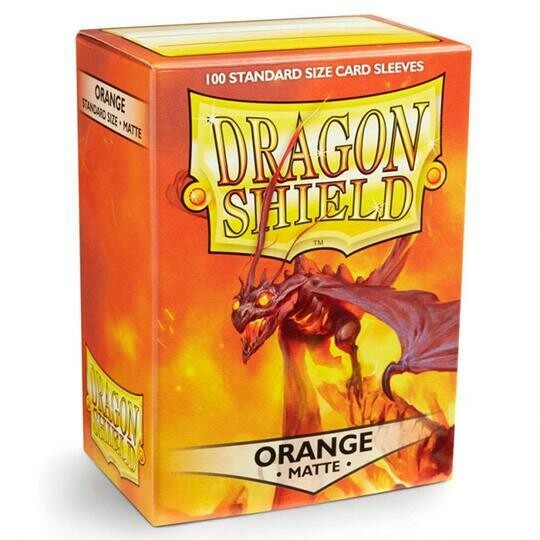 Dragon Shield Deck Protector Matte Orange 100CT