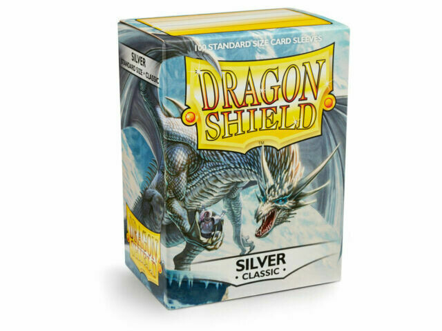 Dragon Shield Deck Protector Silver 100CT