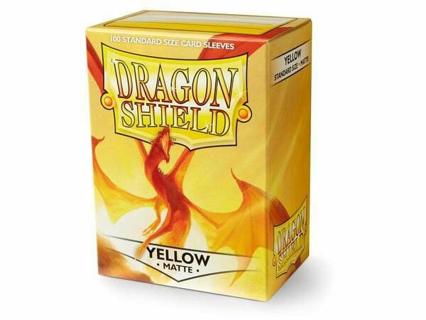 Dragon Shield Deck Protector Matte Yellow 100CT