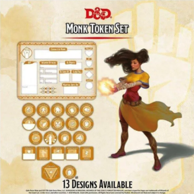 D&amp;D Token Set: Monk