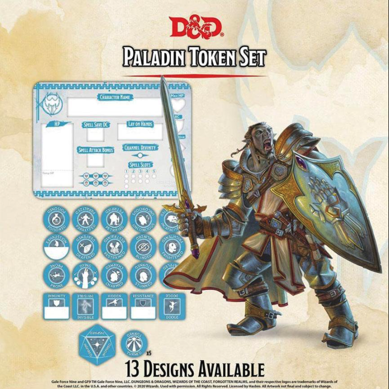 D&amp;D Token Set: Paladin