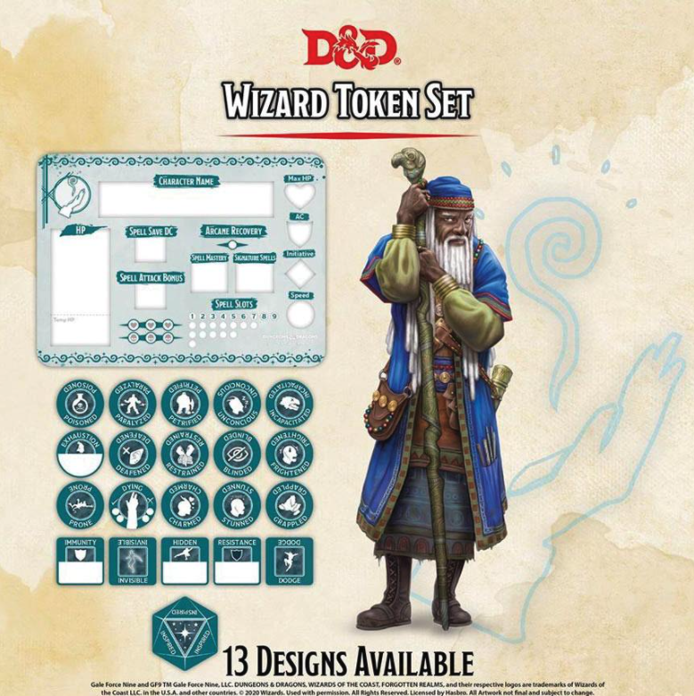 D&amp;D Token Set: Wizard