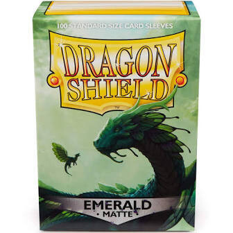 Dragon Shield Deck Protector Matte Emerald 100CT