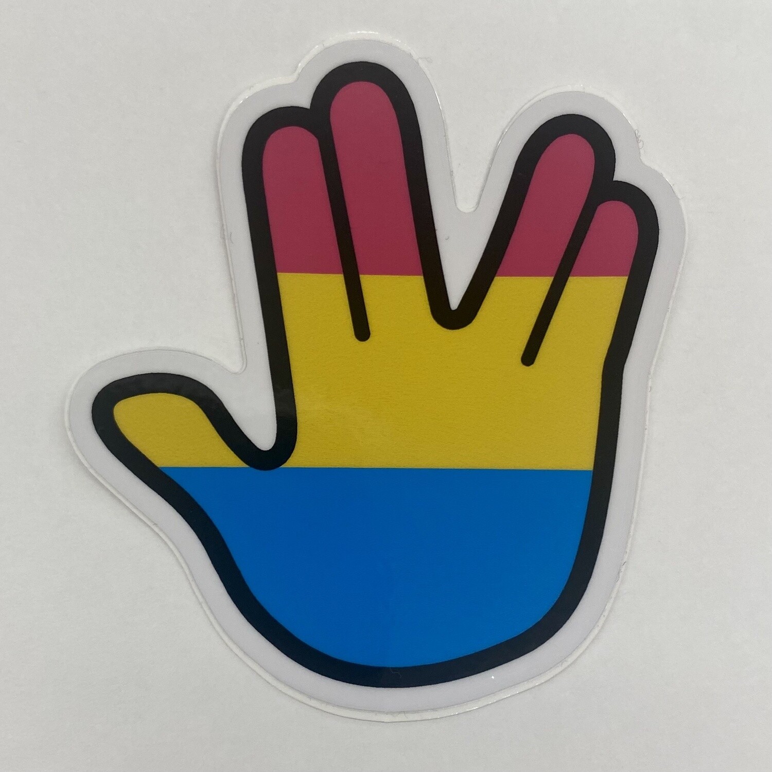 Tribble Orphanarium Pan Pride Vulcan Greeting Sticker