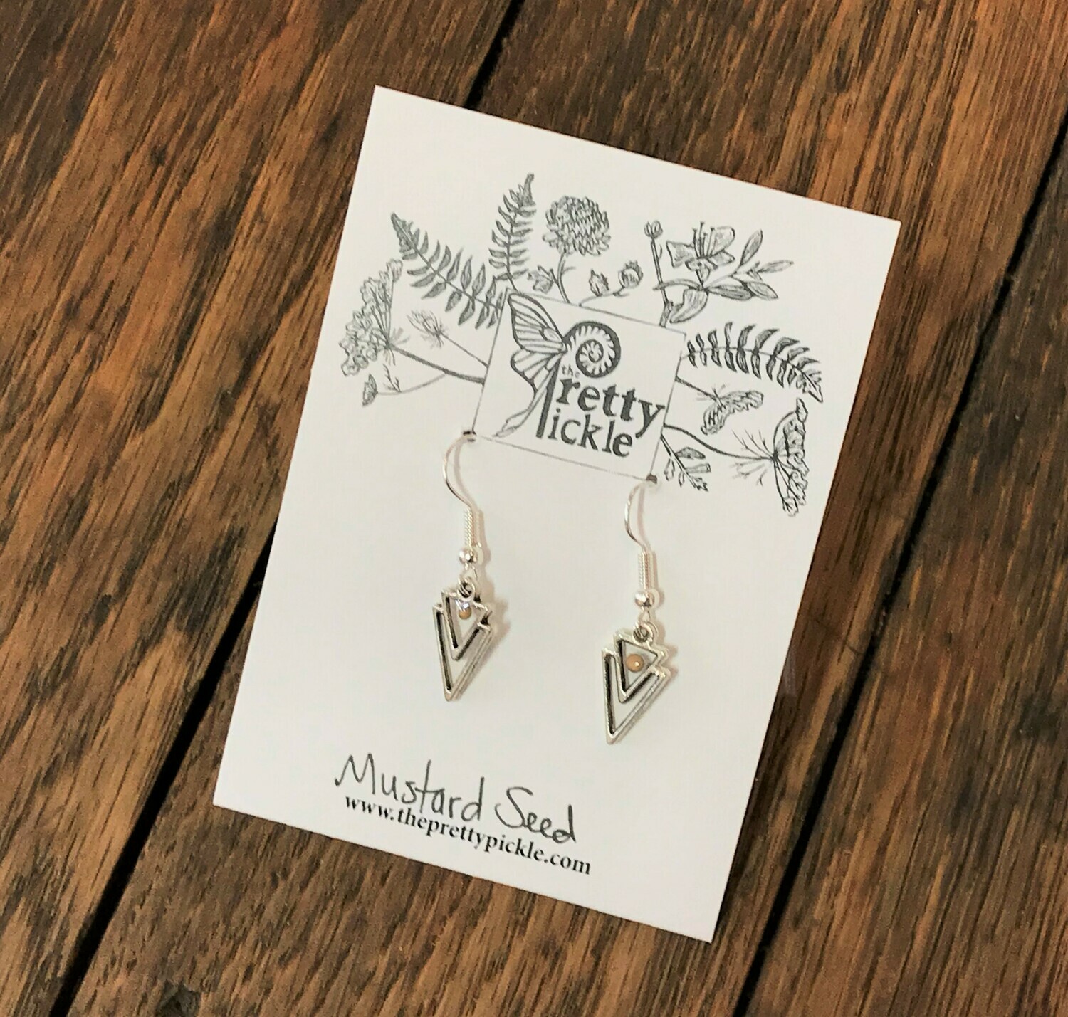 Arrow Mustard Seed Earrings Arrow Mustard Seed Earrings