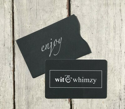 Wit & Whimzy