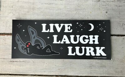 Live laugh bumper sticker