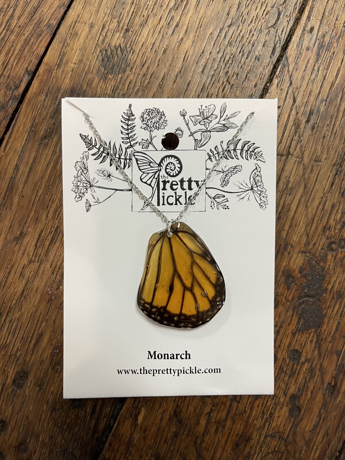 Monarch Wing Necklace