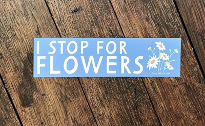 stop flowers magnet