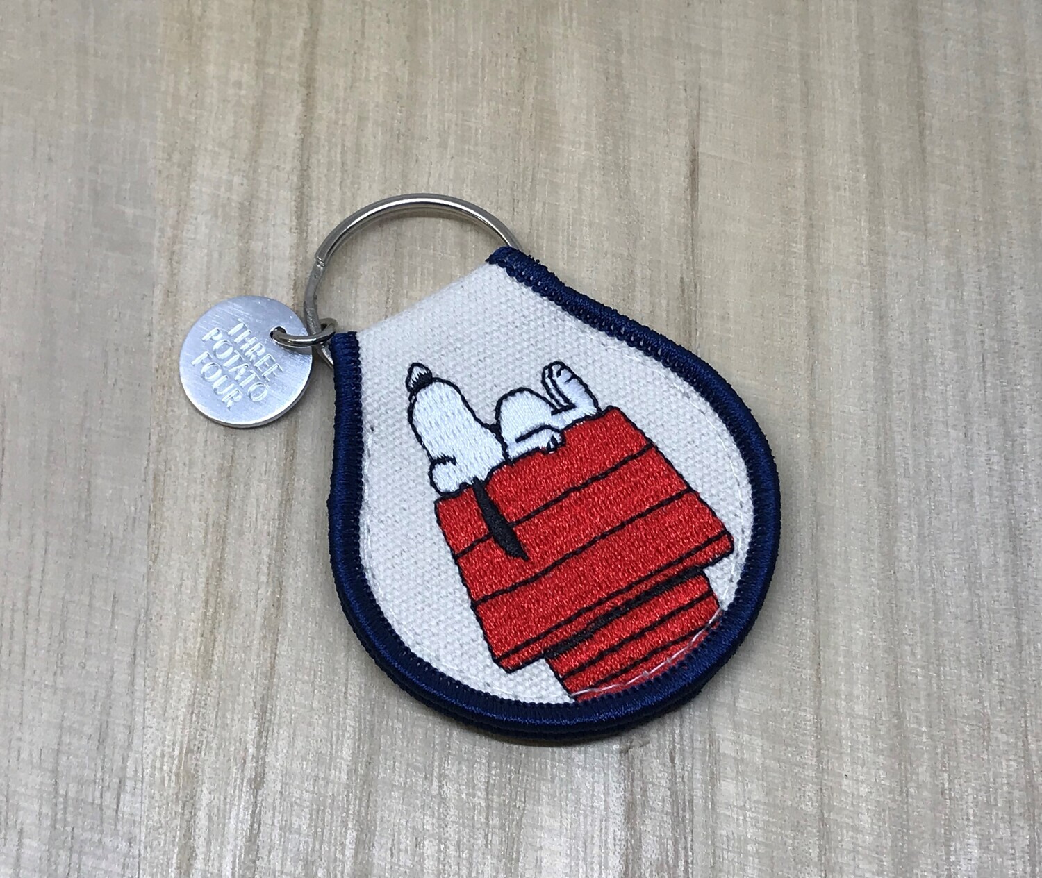 Snoopy Doghouse Patch fob