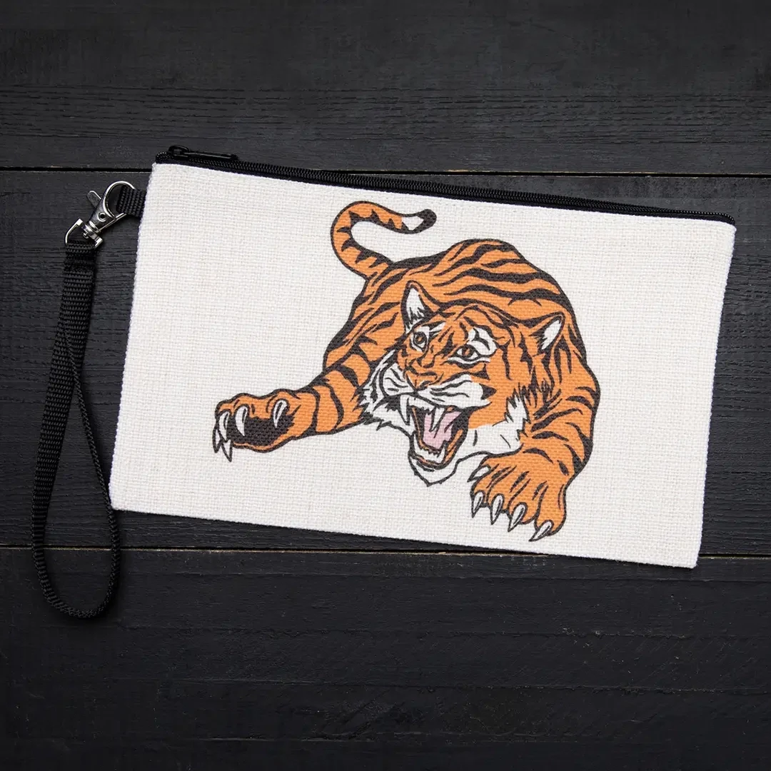 Tiger Zipper Pouch Tiger Zipper Pouch