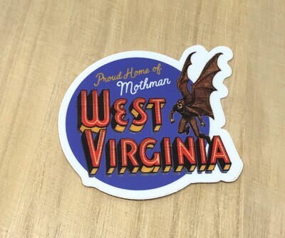 WV Mothman Sticker