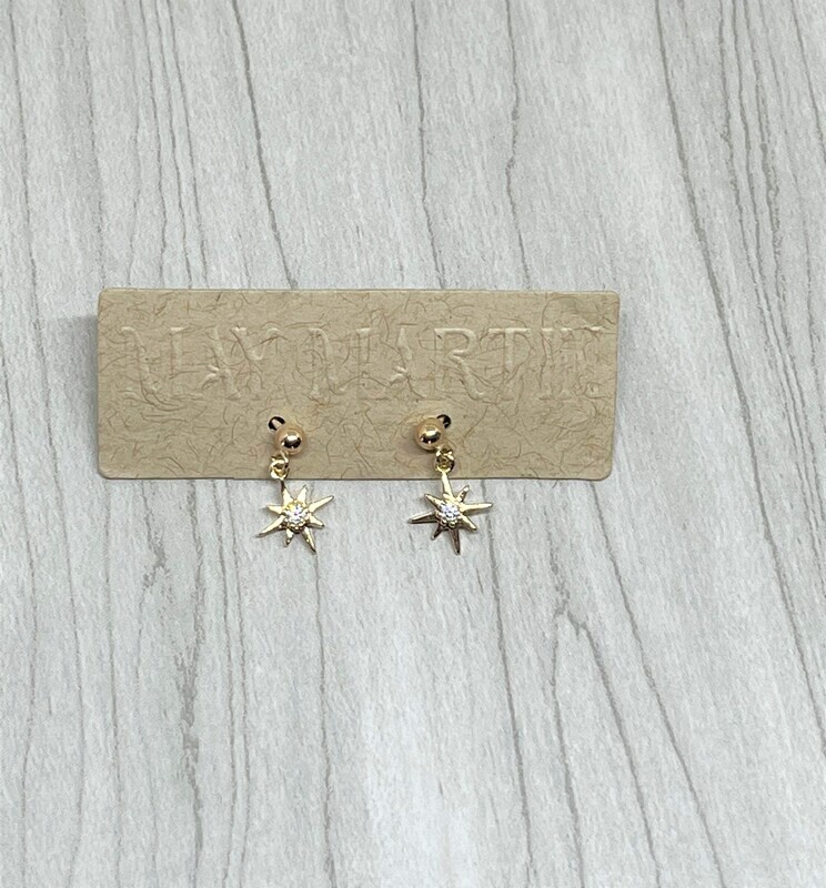 North Star Post Earrings