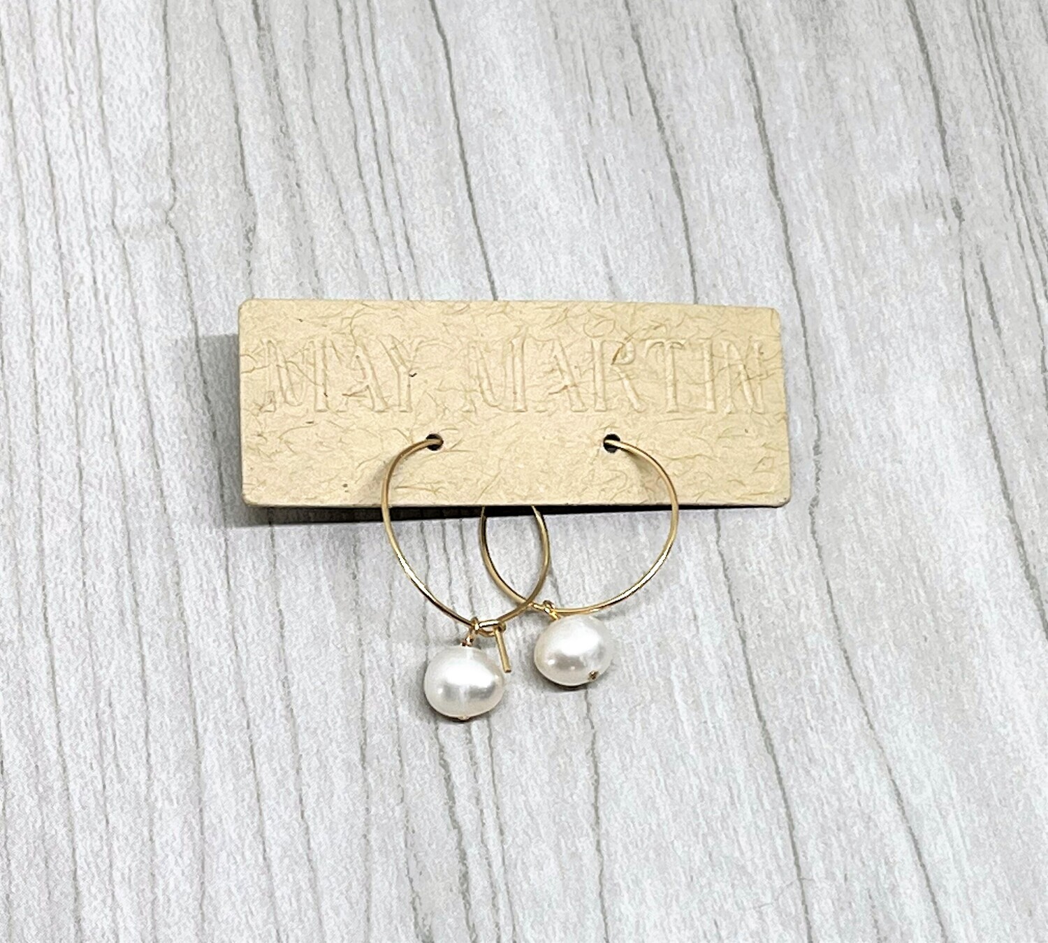 Pearl Hoops