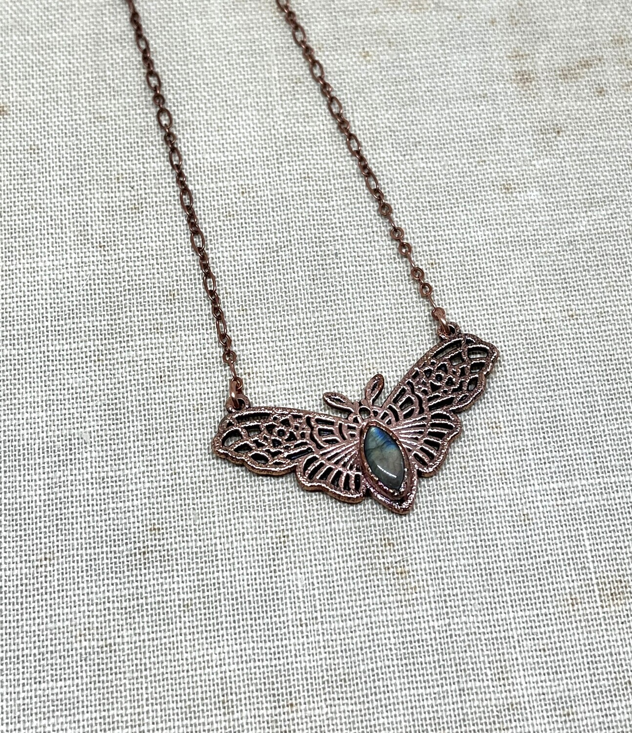 Beauty  Moth Necklace