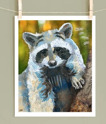 FR Raccoon Print